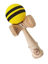 Kendama profesionala, Bila din lemn, Samurai + Sticker pentru telefon, 90KD - 6