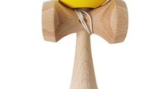 Kendama profesionala, Bila din lemn, Samurai + Sticker pentru telefon, 90KD