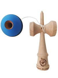 Kendama profesionala, Bila din lemn, Samurai + Sticker pentru telefon, 92KD - 8