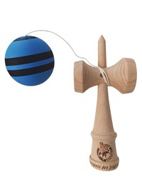 Kendama profesionala, Bila din lemn, Samurai + Sticker pentru telefon, 92KD - 4