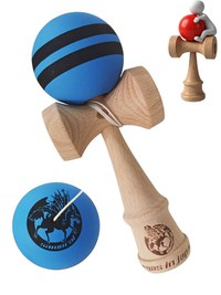 Kendama profesionala, Bila din lemn, Samurai + Sticker pentru telefon, 92KD - 1