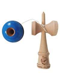 Kendama profesionala, Bila din lemn, Samurai + Sticker pentru telefon, 94KD - 4