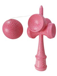 Kendama profesionala, Bila din lemn si  cu 4 cupe, Design Unic  + Sticker pentru telefon, 98KD - 9