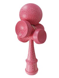 Kendama profesionala, Bila din lemn si  cu 4 cupe, Design Unic  + Sticker pentru telefon, 98KD - 2