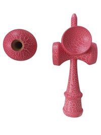 Kendama profesionala, Bila din lemn si  cu 4 cupe, Design Unic  + Sticker pentru telefon, 98KD - 10