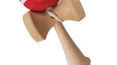 Kendama profesionala, Bila din lemn + Sticker pentru telefon, 87KD