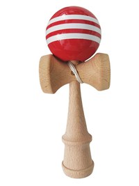 Kendama profesionala, Bila din lemn + Sticker pentru telefon, 87KD - 6