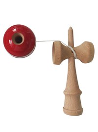 Kendama profesionala, Bila din lemn + Sticker pentru telefon, 87KD - 4