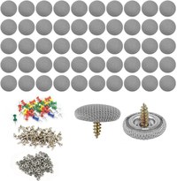 Kit 30 nituri universale tip butoni, capse reparare plafon auto, fixare a panzei cu stifturi, set compatibil - 1