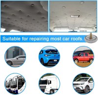 Kit 30 nituri universale tip butoni, capse reparare plafon auto, fixare a panzei cu stifturi, set compatibil - 2