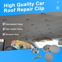 Kit 30 nituri universale tip butoni, capse reparare plafon auto, fixare a panzei cu stifturi, set compatibil - 3