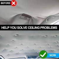 Kit 30 nituri universale tip butoni, capse reparare plafon auto, fixare a panzei cu stifturi, set compatibil - 6