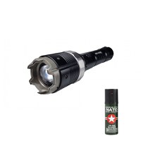 Kit Electrosoc Metalic cu Lanterna si Reglaj Focusat 8810 si Spray Natto - 1