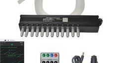 Kit Fibra Optica Meteorit Alb 60 Fire, 2m, Control Telefon/Telecomanda