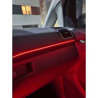 Kit lumini ambientale auto, RGB, 18 in 1, fir flexibil, aplicatie, bluetooth si telecomanda - 4