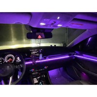 Kit lumini ambientale auto, RGB, 18 in 1, fir flexibil, aplicatie, bluetooth si telecomanda - 5