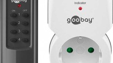 Kit priza cu telecomanda 30m 5A 1100W Goobay