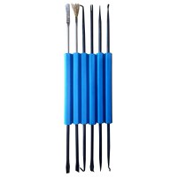 Kit profesional pentru lipit, GlowforHome, Letcon 60W cu LCD, Pompa de dezlipit cositor, Fire 22AWG, pensete - 3