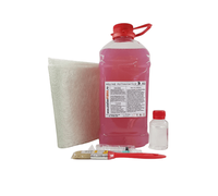 Kit Rasina poliesterica si Fibra de sticla pachet complet 3 kg pentru reparatii auto, moto , ambarcatiuni BIG KIT - 1