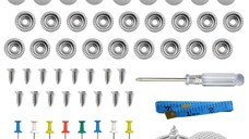 Kit reparare plafon auto, 60 bucati, cu scule incluse