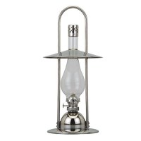 Lampa cu gaz lampant NiceHome 37 cm,inox - 1