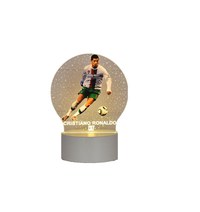 Lampa de veghe LED, Cristiano Ronaldo, 7 Culori, Lumina Ambientala, Alimentare USB sau 3 baterii AA - 5