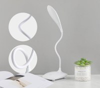 Lampa LED Flexibila de Birou MRG MXC018, USB, Touch, Alb Rece, 18 Led, Alba - 4