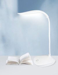 Lampa LED Flexibila de Birou MRG MXC018, USB, Touch, Alb Rece, 18 Led, Alba - 5