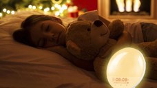 Lampa LED Inteligenta,Radio FM cu Ceas si Alarma,Simulare Rasarit&Apus de Soare,Sunete albe,7 culori,Smart Wake-up light