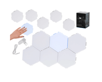 Lampa Modulara Hexagon cu Aprindere Prin Atingere Led, 6 Panouri Tactile - 8