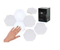 Lampa Modulara Hexagon cu Aprindere Prin Atingere Led, 6 Panouri Tactile - 7
