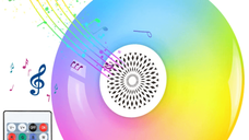 Lampa muzicala led RGB si alb, bluetooth, cu telecomanda, putere: 25W