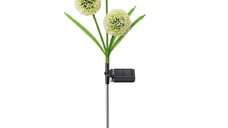 Lampa solara LED decorativa, model papadie, pentru gradina sau terasa, IP65, multicolora