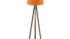 Lampadar Opviq din MDF Portocaliu, Inaltime 140 cm