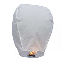 Lampion zburator clasic pentru evenimente, alb - 1