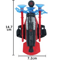 Lansator Spiderman pentru copii cu ventuze - 3