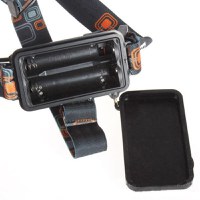 Lanterna De Cap 3 x Led Cree XML T6 MRG M-155, 2x Acumulatori 18650, Frontala, Negru - 4