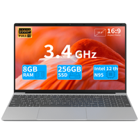Laptop Ultra-Performant 15.6” IPS FHD (1920x1080), Intel N95 (12th Gen) pana la 3.4GHz, 8GB RAM, 256GB SSD, Windows 11 - 1
