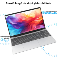 Laptop Ultra-Performant 15.6” IPS FHD (1920x1080), Intel N95 (12th Gen) pana la 3.4GHz, 8GB RAM, 256GB SSD, Windows 11 - 8