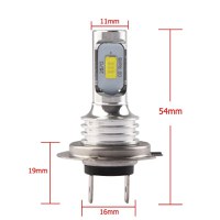 LED Auto Techstar® H7, 40w, 4000 Lumeni, 6500K, AUTO, 12 Volti, Slim - 3