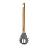 Lingura servire spaghetti cu maner din bambus, AMBITION Nordic - 1