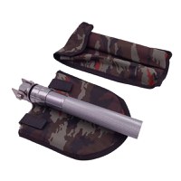 Lopata multifunctionala IdeallStore®, Hunting Society, 8 in 1, otel inoxidabil, 62 cm, argintiu - 2