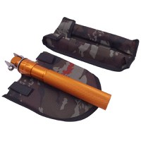 Lopata multifunctionala IdeallStore®, Outdoor Society, 10 in 1, otel inoxidabil, 76 cm, portocaliu - 4
