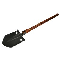 Lopata pliabila militara, multifunctionala, argintie, 77 cm - 4