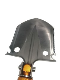 Lopata pliabila militara, multifunctionala, argintie, 77 cm - 3