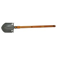 Lopata pliabila militara, multifunctionala, argintie, 77 cm - 2