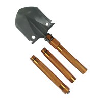 Lopata pliabila militara, multifunctionala, argintie, 77 cm - 5