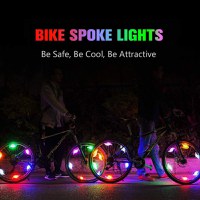 Lumini roti bicicleta, model led, multicolor, rezistent la apa, lungime 12.5cm - 4