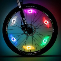 Lumini roti bicicleta, model led, multicolor, rezistent la apa, lungime 12.5cm - 2