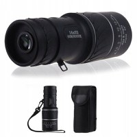 Luneta de camping si vanatoare IdeallStore, Monocular, 16x52, negru, husa inclusa - 5